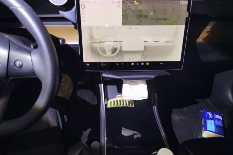 Used Tesla Model 3 2020 Long-Range Rear-Wheel-Drive Version Audio And AC Panel