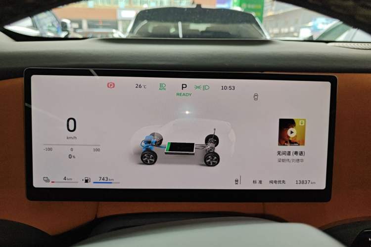 Used Wey Lanshan 2025 Four-Wheel Drive Ultra Instrument Cluster