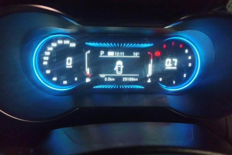 Used JETOUR X70M 2020 1.5T DCT Companion Version Odometer Close Up