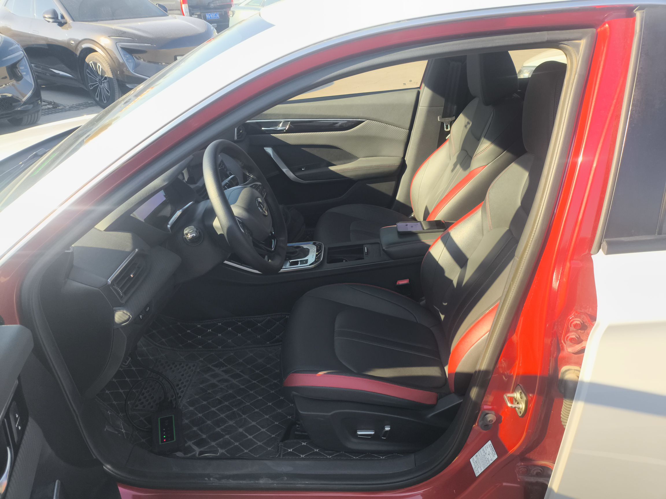 Переднее сиденье в автомобиле