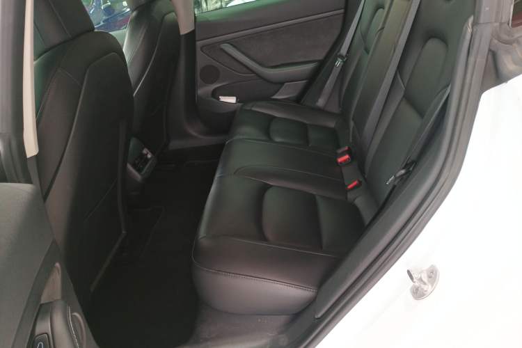 Used Tesla Model 3 2021 Revised Performance Version with All-Wheel Drive 3D1 Left Rear Seat