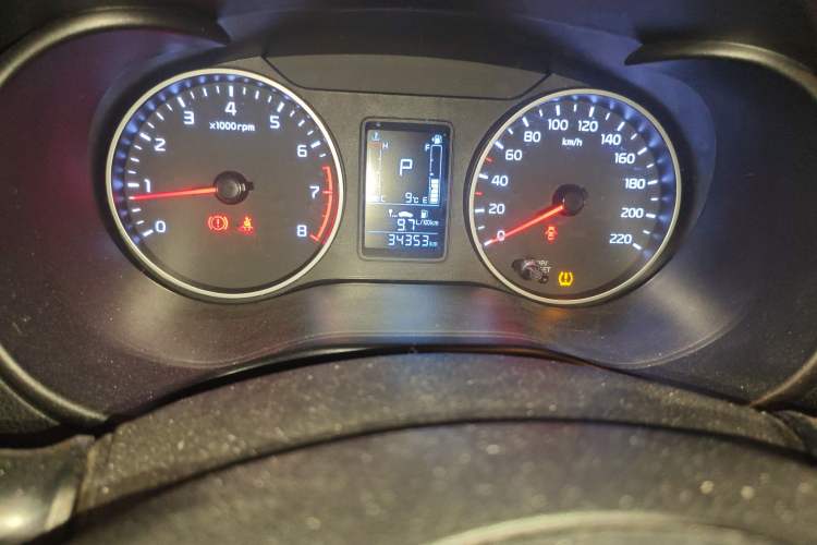 Used Kia Pegas 2020 1.4L Automatic Comfort Version with Sunroof Odometer Close Up