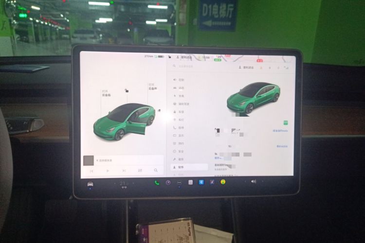 Used Tesla Model 3 2019 Standard Range Rear-Drive Upgraded Version Instrument Cluster