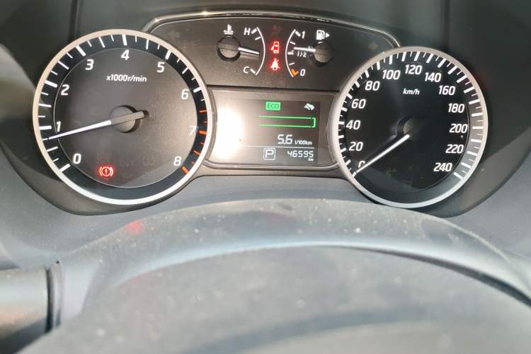 Used Nissan Sylphy 2021 Classic 1.6XE CVT Comfort Edition Odometer Close Up