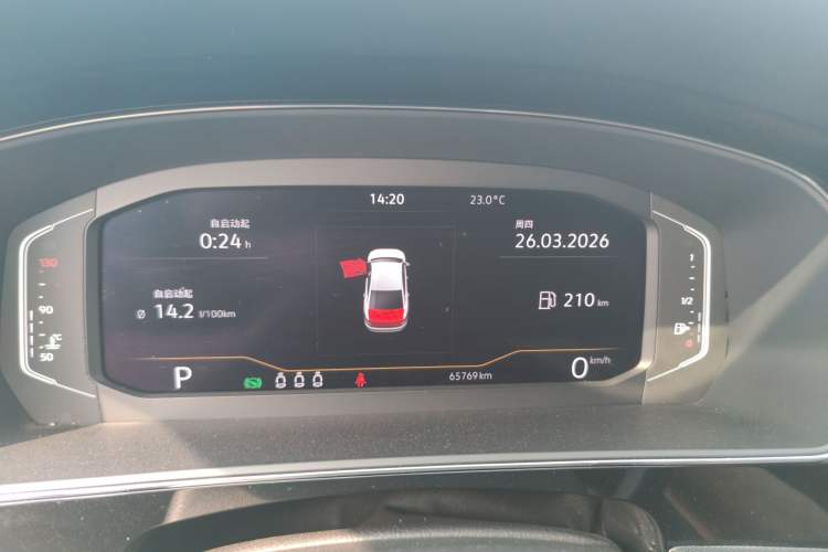 Used Volkswagen Passat 2022 330TSI Starry Elite Edition Odometer Close Up