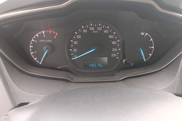 Used Ford Escort 2015 1.5L Manual Comfort Model Odometer Close Up