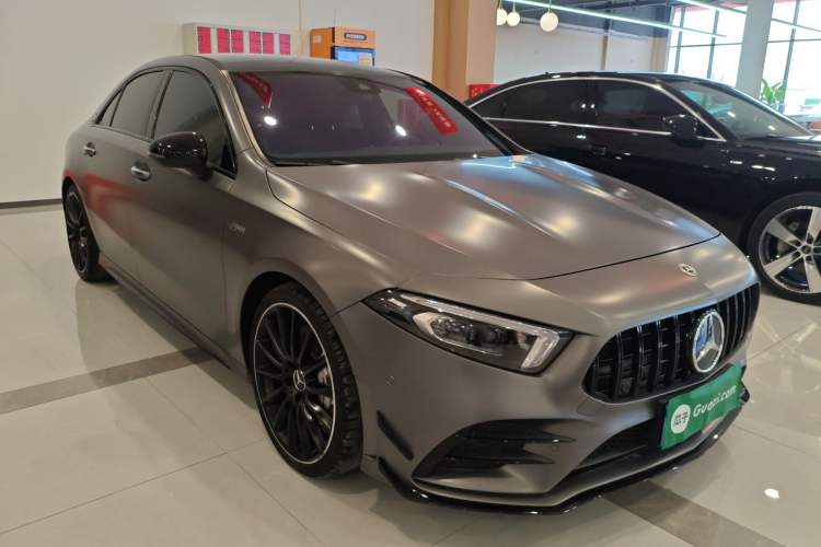 Used Mercedes-Benz A AMG 2022 AMG A 35 L 4MATIC Front Right 45 Deg