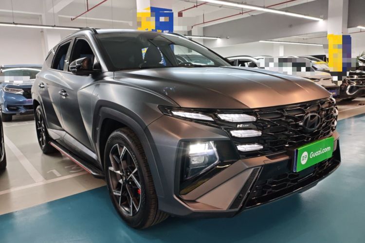 Used Hyundai Tucson 2025 Tucson L 1.5T Elite Edition N-Line Front Right 45 Deg