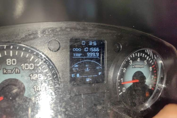 Used Jinbei New Hiace S 2018 1.5L Business Edition DLCG14 Odometer Close Up