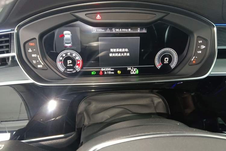 Used Audi A8 2021 A8L 50 TFSI quattro Comfort Model Odometer Close Up