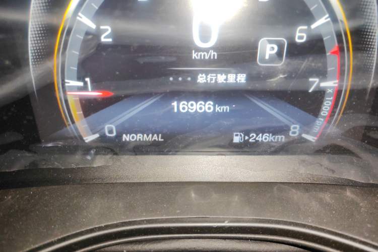 Used GAC Trumpchi GS3 2021 POWER 270T Automatic Luxury Edition Odometer Close Up