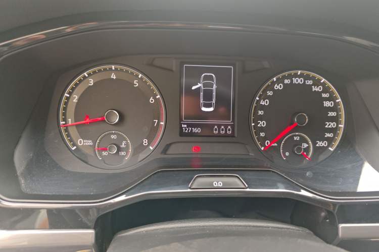 Used Volkswagen Bora 2021 1.5L Automatic Elite Smart Connect Edition Odometer Close Up