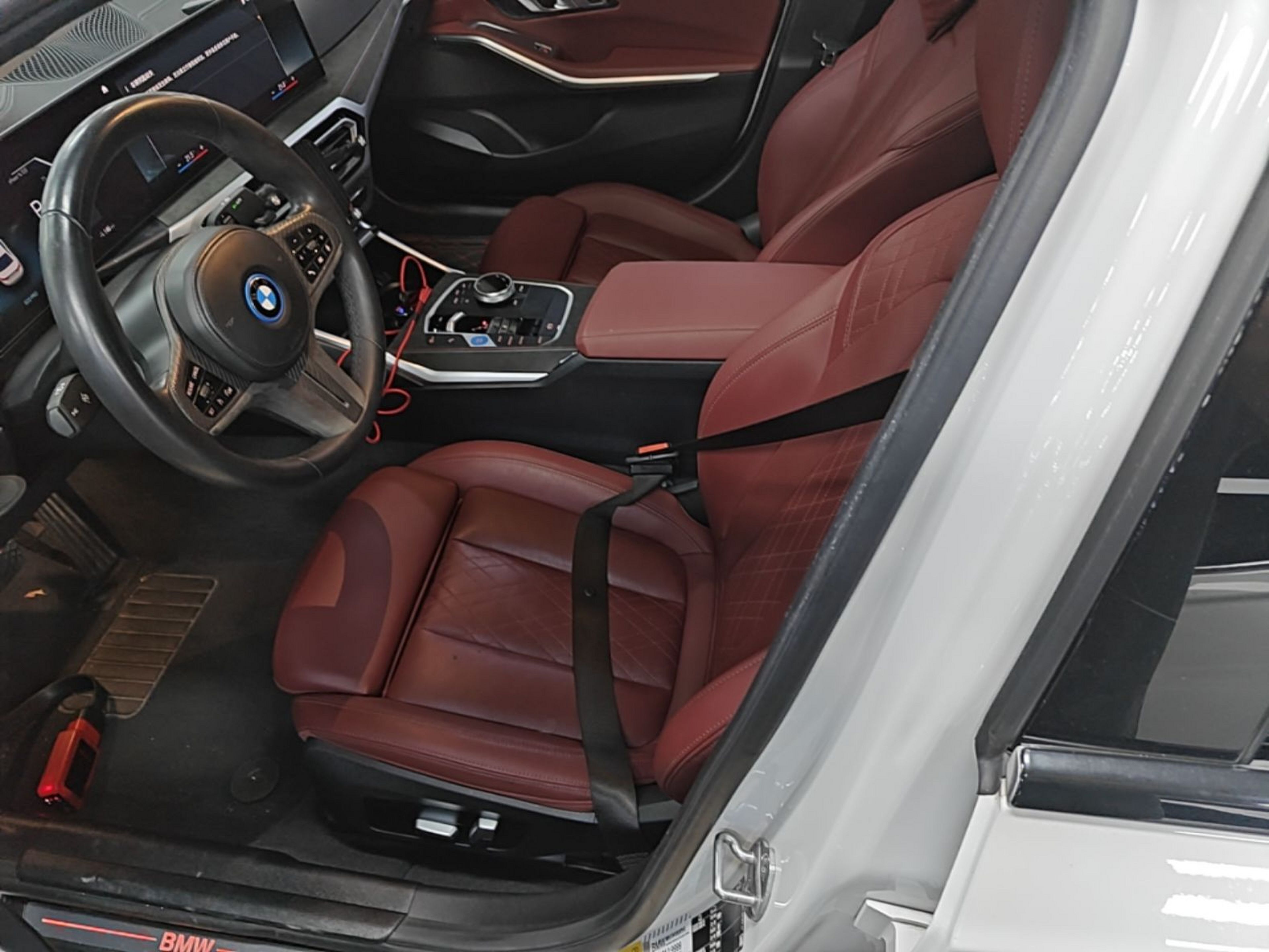 Vordere Reihe im Auto