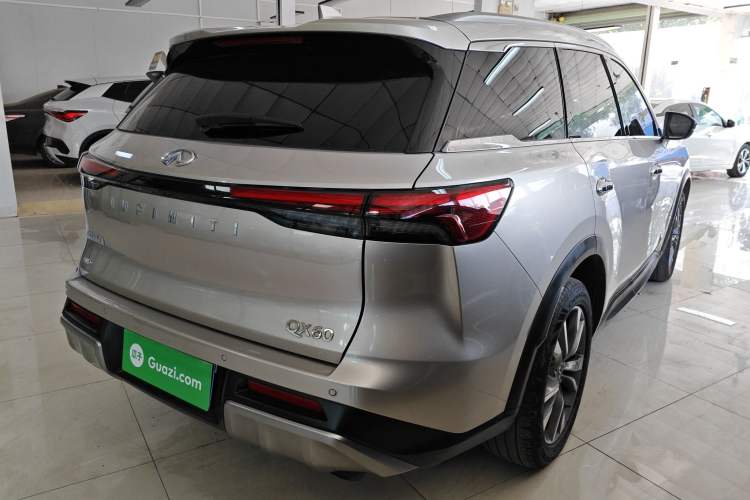 Used Infiniti QX60 2024 2.0T All-Wheel-Drive Excellence Edition Rear Right 45 Deg