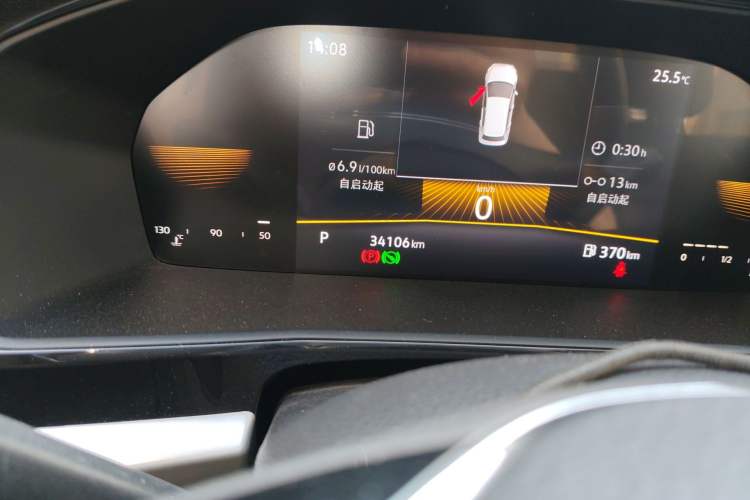 Used Volkswagen Lavida 2022 1.5L Automatic Comfort Edition Odometer Close Up