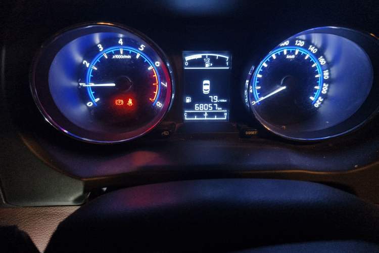 Used FORTHING SX6 2016 1.6L Manual Luxury Model Odometer Close Up