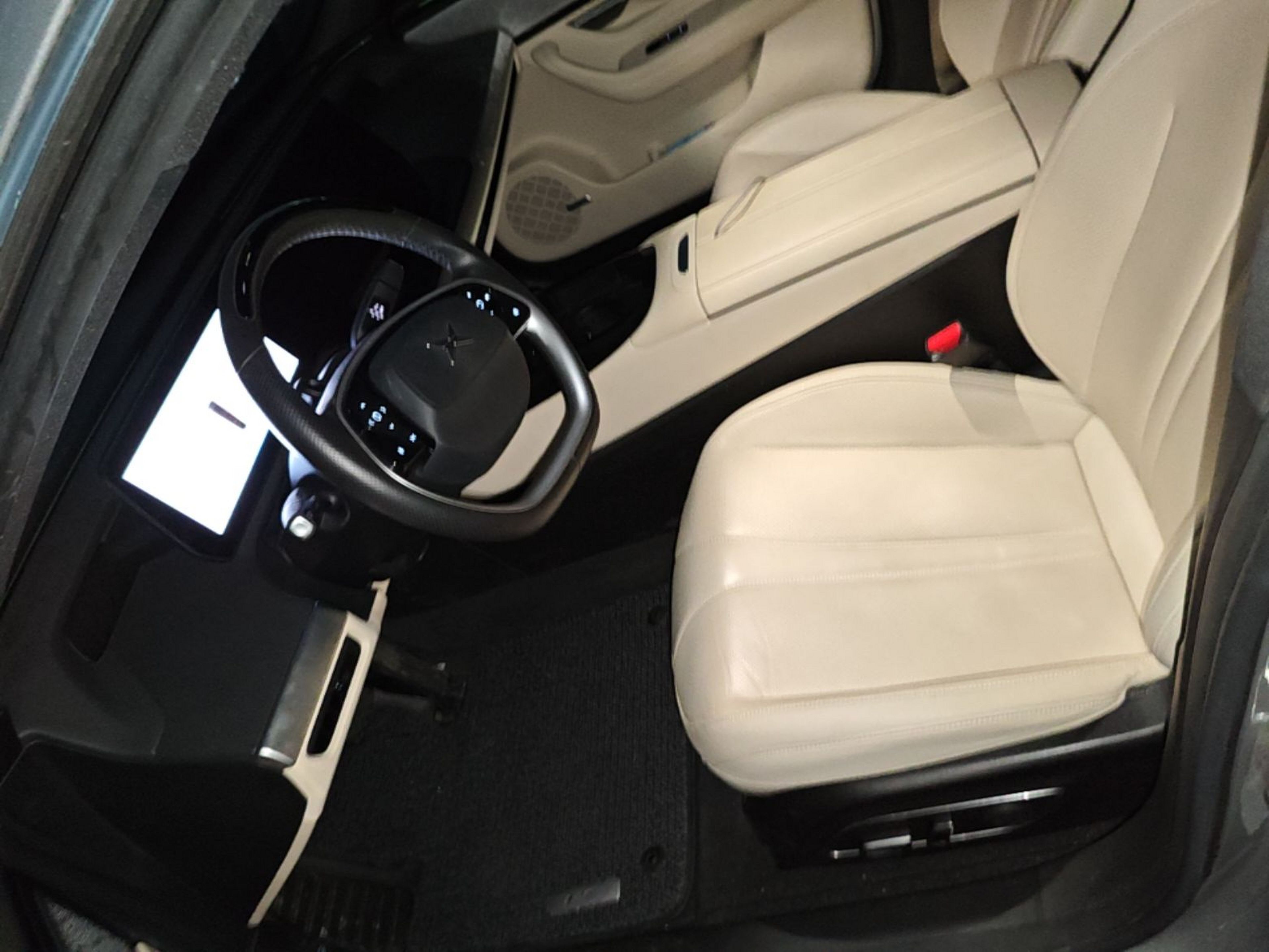 Vordere Reihe im Auto
