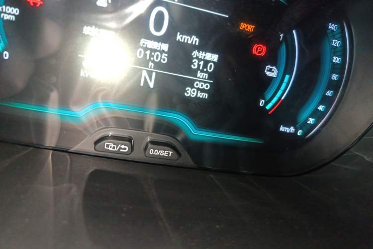 Used Chery Little Ant 2024 Revised Version Youth Edition 251 km True Love Edition 25.05 kWh Odometer Close Up