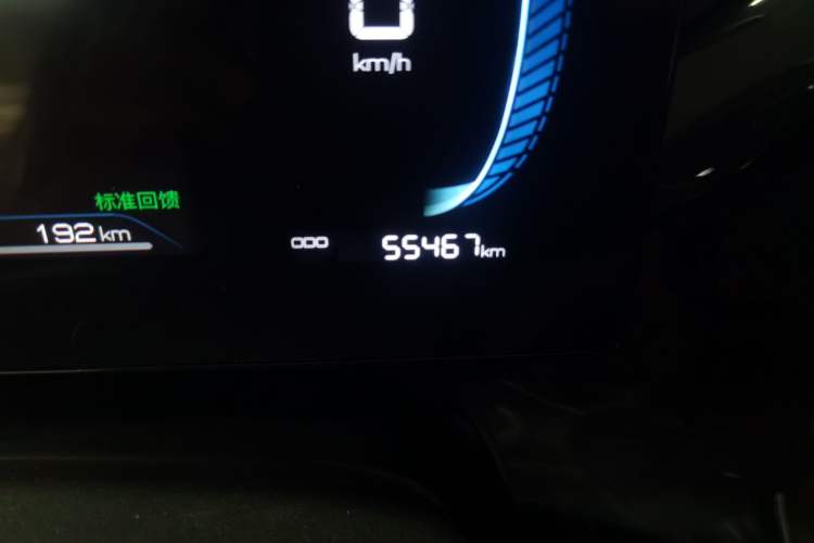 Used BYD e2 2023 Comfort Model Odometer Close Up