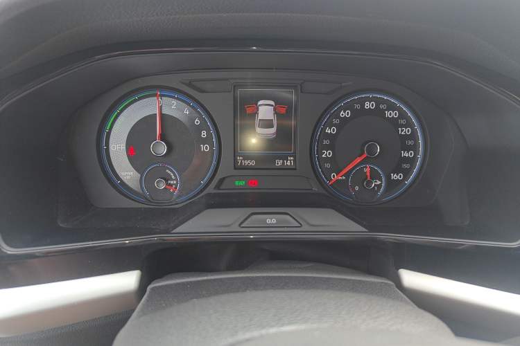 Used Volkswagen Lavida Pure Electric 2019 Enjoyment Edition Odometer Close Up