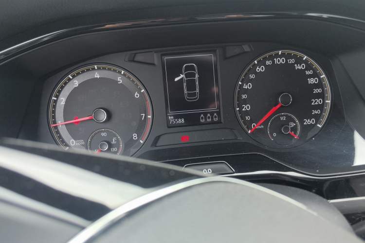 Used Volkswagen Bora 2021 1.5L Automatic Elite Smart Connect Edition Odometer Close Up