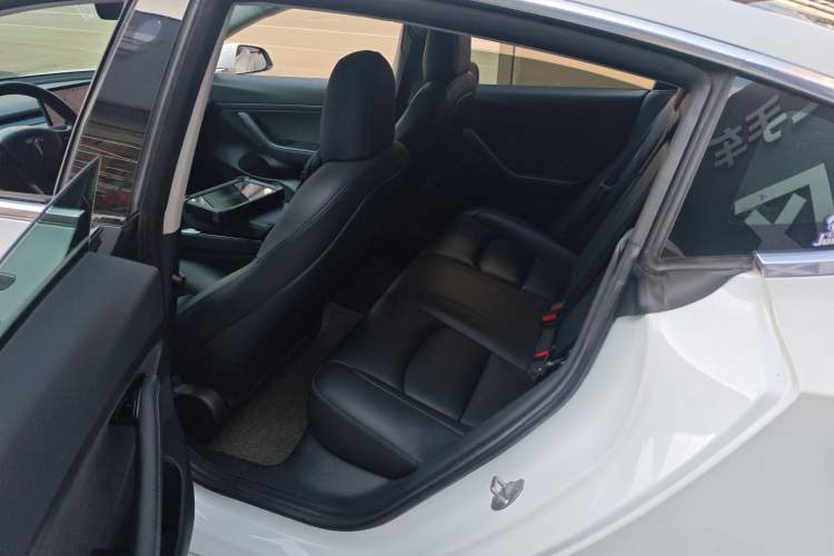 Used Tesla Model 3 2021 Revised Performance Version with All-Wheel Drive 3D1 Left Rear Seat
