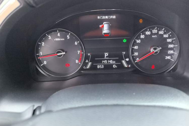 Used Honda Avancier 2017 370TURBO Four-Wheel Drive Prestige Edition Odometer Close Up