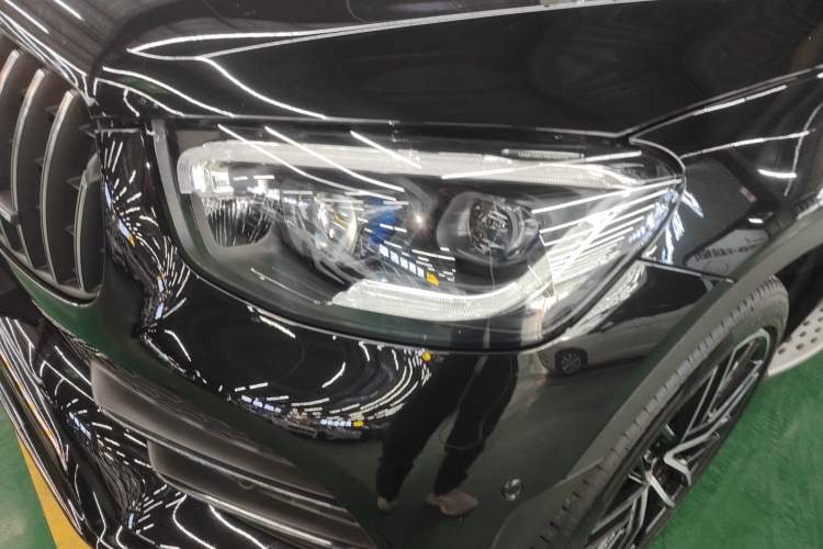 Used Mercedes-Benz GLC Coupe AMG 2020 AMG GLC 43 4MATIC Coupe SUV Left Front Headlight
