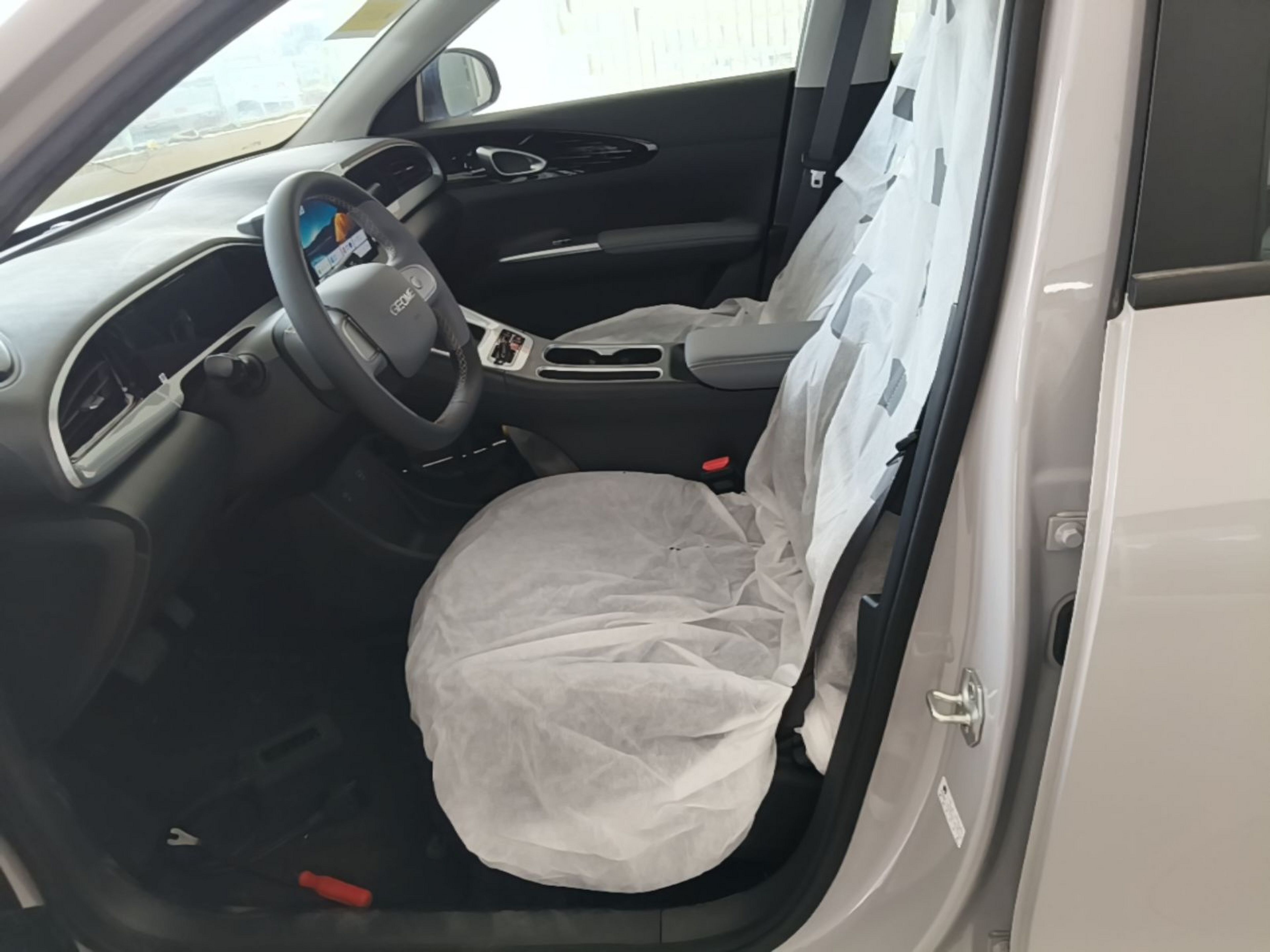 Vordere Reihe im Auto