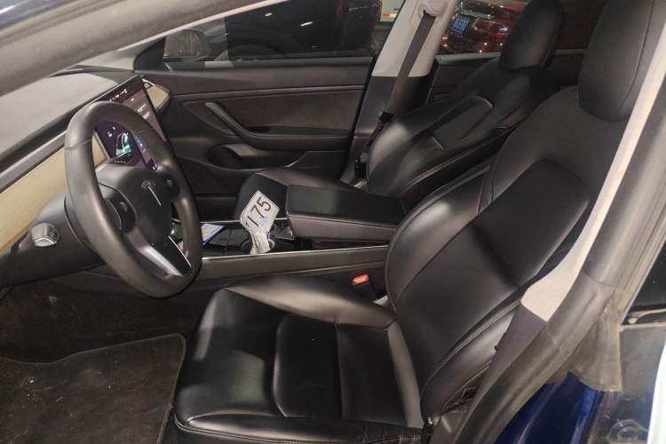 Used Tesla Model 3 2020 Long-Range Rear-Wheel-Drive Version Left Front Seat