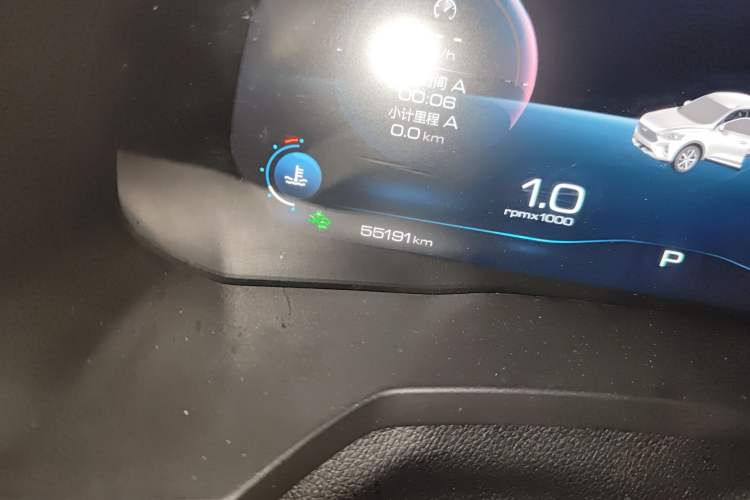 Used Haval F7x 2021 1.5T Two-Wheel Drive Smart Technology Edition Odometer Close Up