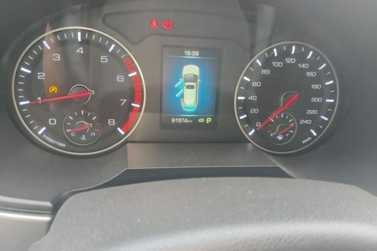 Used Haval H6 2018 Red-Label Sport Edition 1.5T Automatic Two-Wheel Drive Elite Model Odometer Close Up