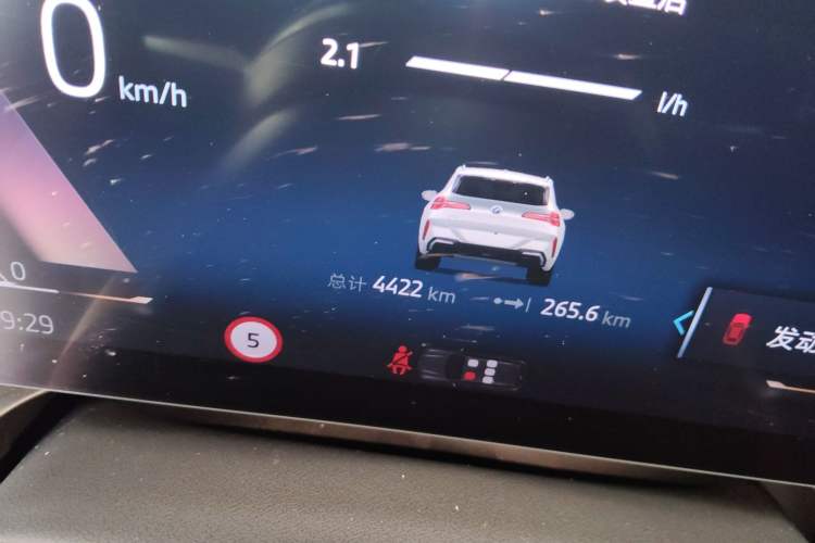 Used BMW X3 2025 xDrive30L Luxury Edition M Sport Package Odometer Close Up