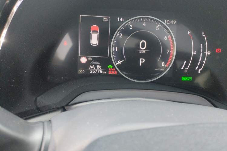 Used Lexus RX 2023 350h Four-Wheel Drive Enjoyment Version Odometer Close Up