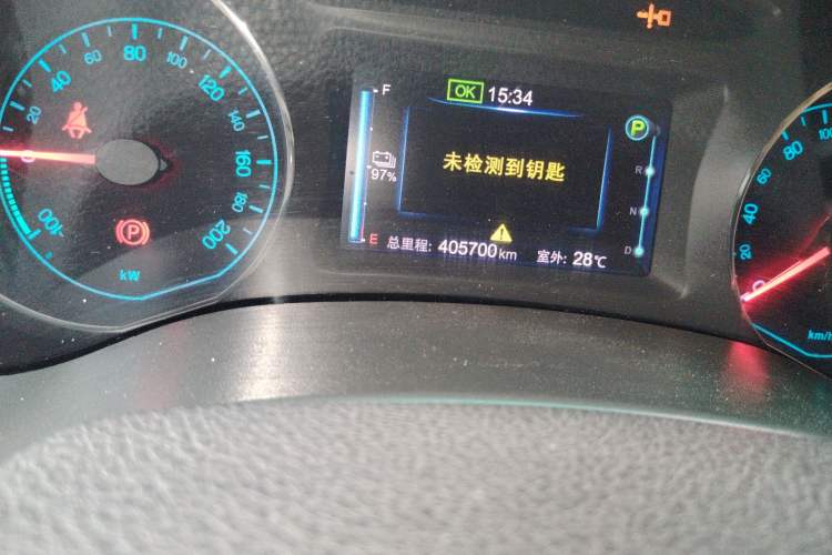 Used BYD e5 2018 Travel Edition Odometer Close Up