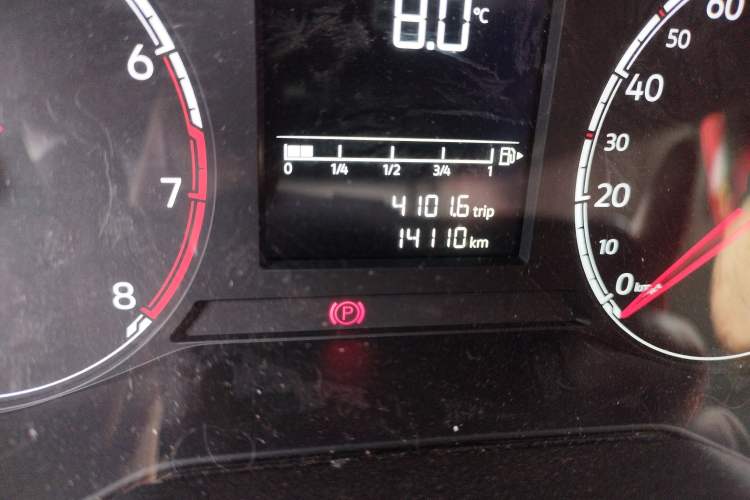 Used Jetta VS5 2024 280TSI Automatic Enjoyment Edition Odometer Close Up