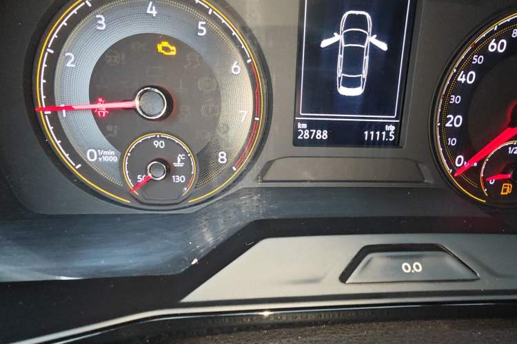 Used Volkswagen Lavida 2019 1.5L Automatic Vision Edition China VI Standard Odometer Close Up