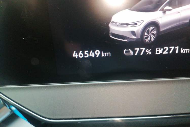 Used Volkswagen ID.4 CROZZ 2022 Long-Range Lite PRO Edition Odometer Close Up