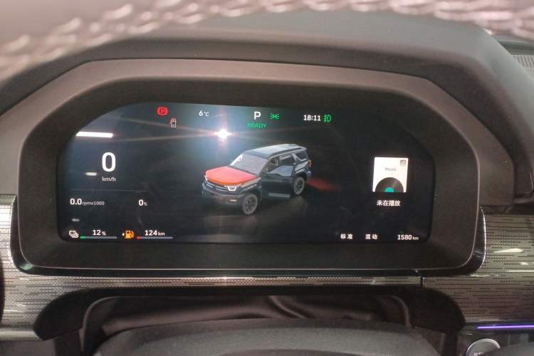 Used Tank 400 New Energy 2026 Model—Hi4-T Smart Enjoyment Version Instrument Cluster