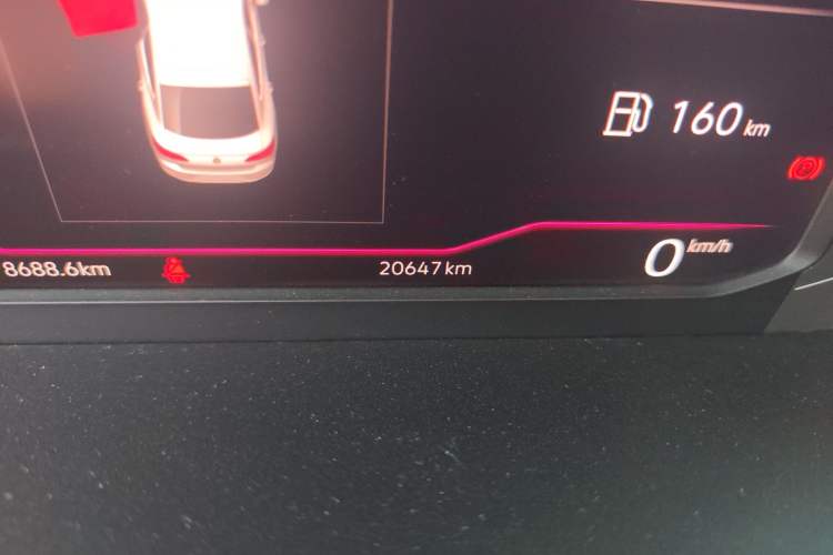 Used Volkswagen FAW-Volkswagen CC 2024 380TSI Striking Edition Odometer Close Up