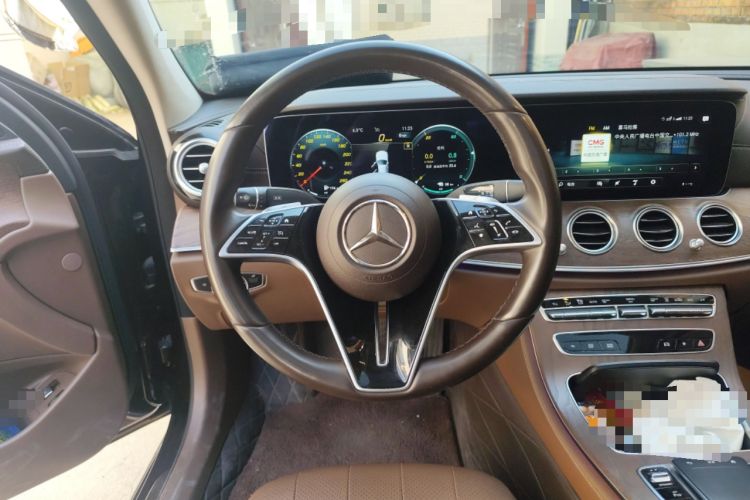 Used Mercedes-Benz E-Class New Energy 2022 Restyled E 350 e L Plug-in Hybrid Sports Sedan Steering Wheel