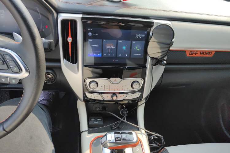 Used Great Wall Poer 2022 2.0T Black Bullet Special Edition GW4C20B Audio And AC Panel