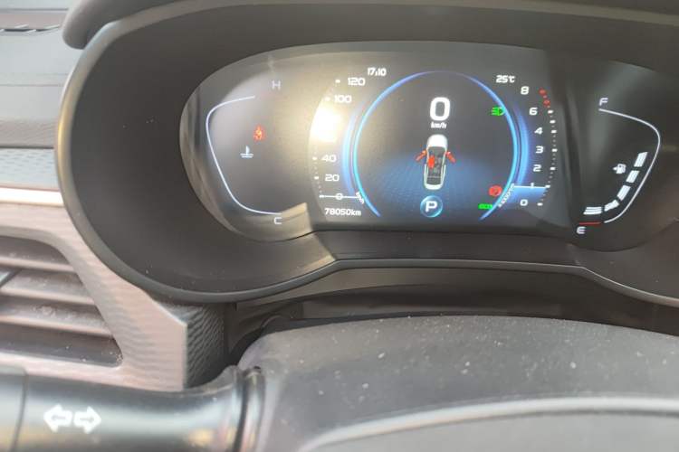 Used Geely Auto Emgrand GL 2021 UP 1.4T CVT Luxury Edition Odometer Close Up