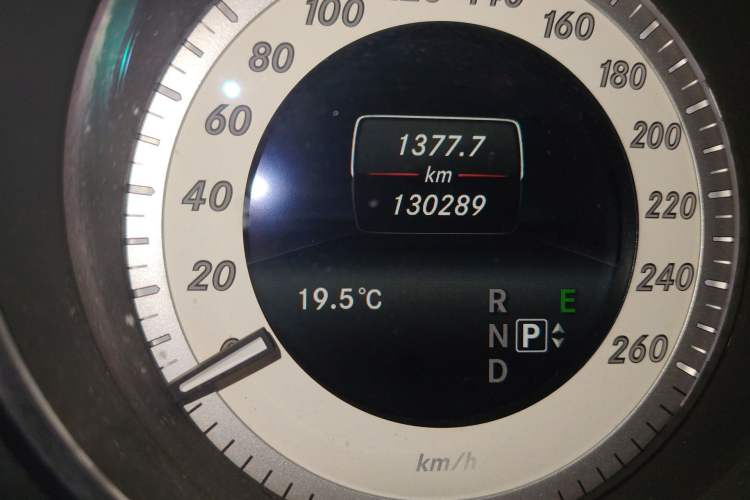 Used Mercedes-Benz E-Class 2015 E 260 L Sport & Fashion Model Odometer Close Up