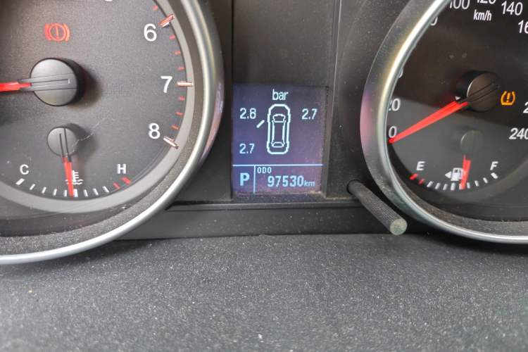 Used Haval H6 2017 Classic Edition 1.5T Automatic Two-Wheel Drive Elite Model Odometer Close Up