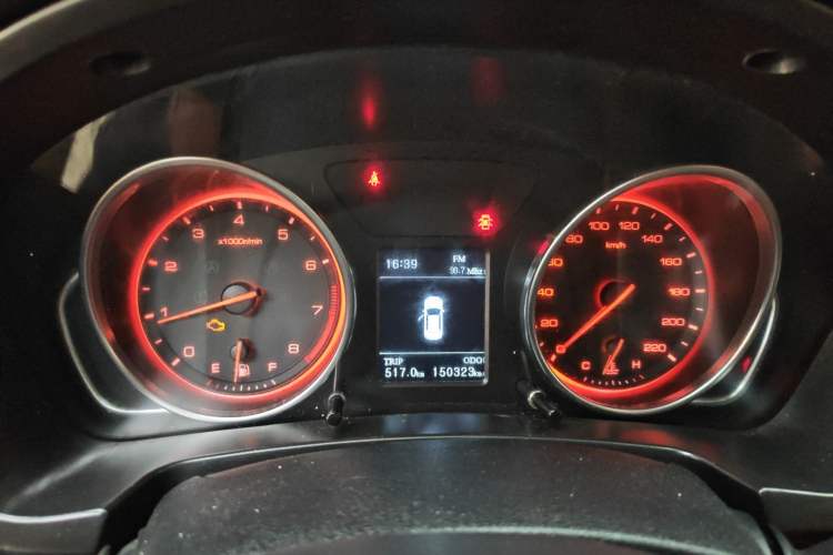 Used Hanteng X7 2016 1.5T Manual Luxury Version Instrument Cluster