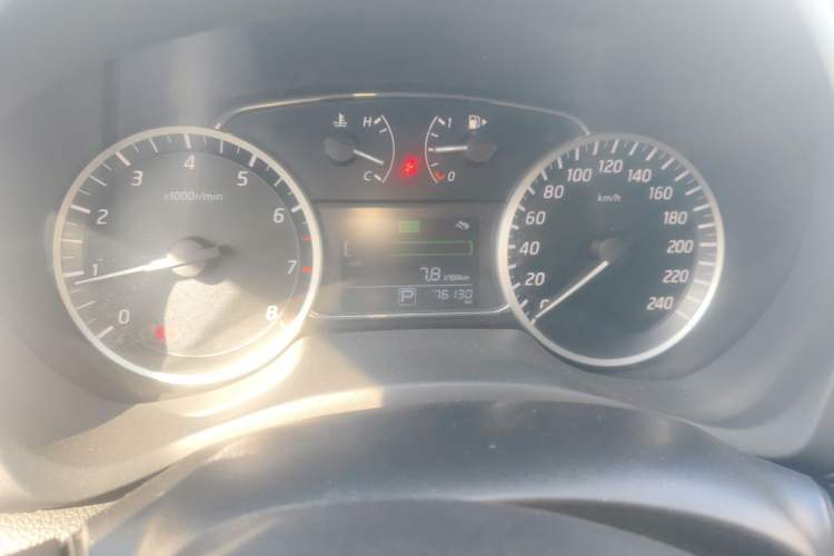 Used Nissan Sylphy 2019 Classic 1.6XL CVT Luxury Edition Odometer Close Up