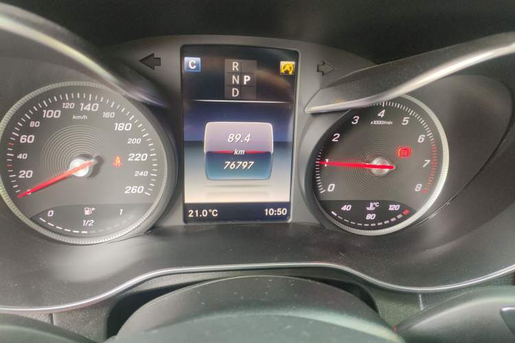 Used Mercedes-Benz GLC Coupe 2019 GLC 200 4MATIC Coupe SUV Odometer Close Up