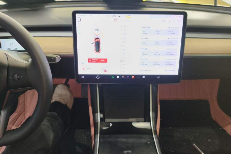 Used Tesla Model 3 2019 Standard Range Rear-Drive Upgraded Version Audio And AC Panel
