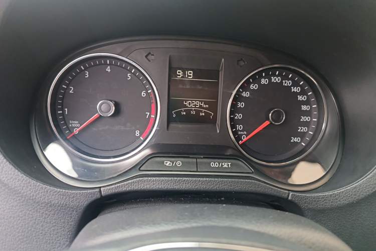 Used Volkswagen Polo 2016 1.6L Automatic Luxury Model Odometer Close Up